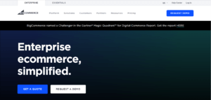 bigcommerce homepage