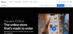 square online homepage