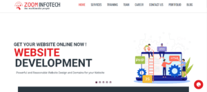 zoominfotech homepage