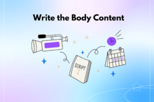 write the body content